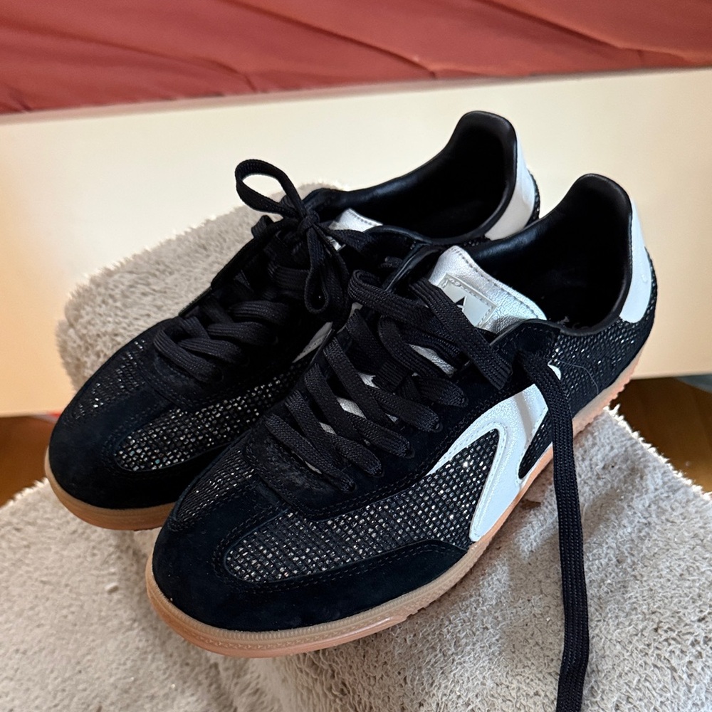 Skechers Black and White Sneakers with Memory Foam